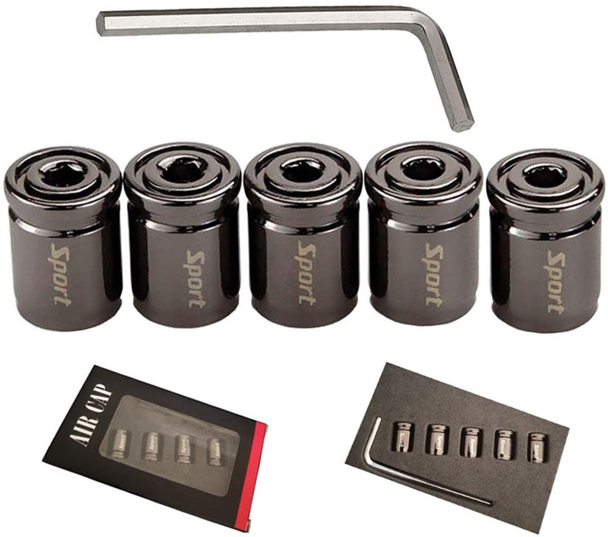 Dailygoods - Ventielstamkap, 5 Stuks Anti-Diefstal Doppen voor Auto en Motorfiets