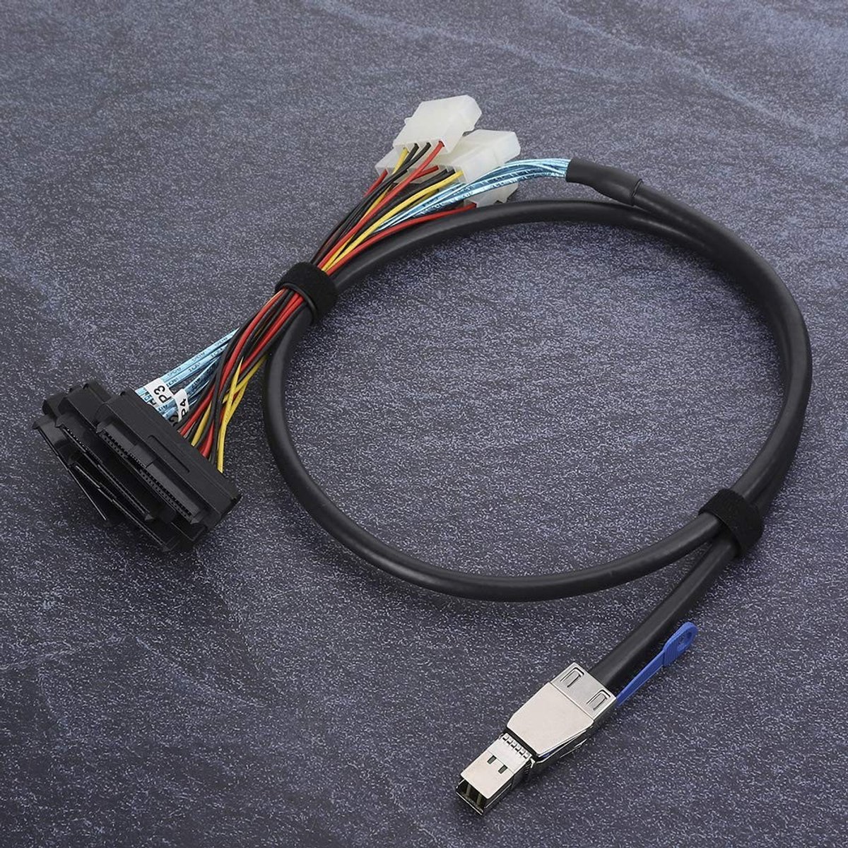Dailygoods - Dailygoody - Externe Harde Schijf Kabel - SFF-8644 naar SFF-8482 - 1 meter - 12 Gbps - Geschikt voor Server en Harde Schijf - G0502