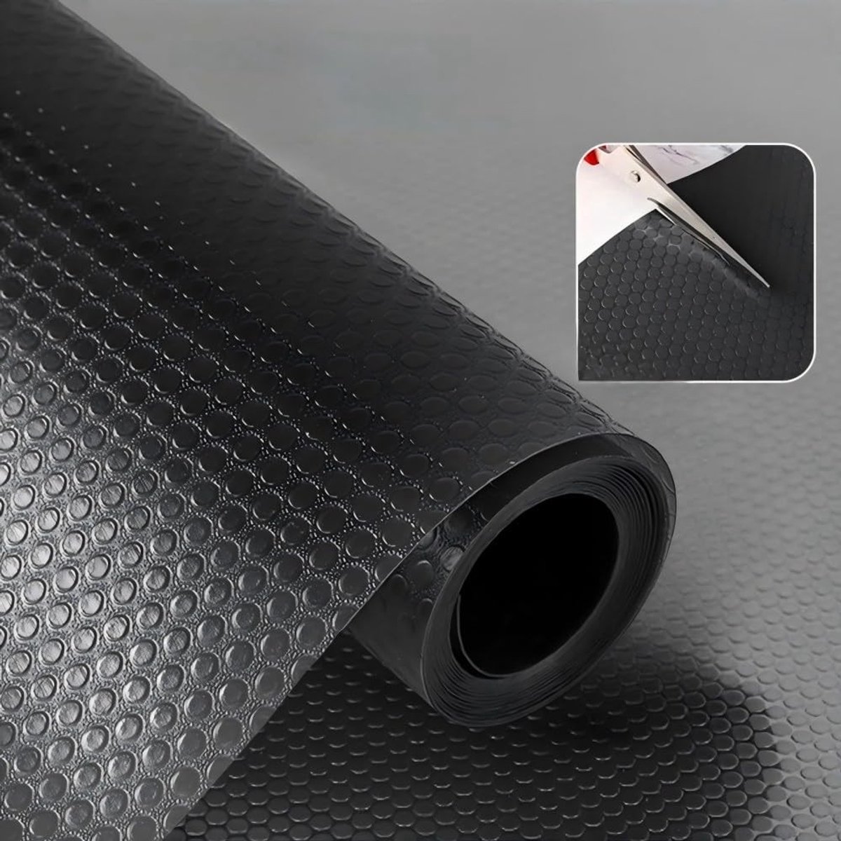 Dailygoods - Dailygoody - Antislip Koelkastmat - Keukenladebescherming - Transparant - 44,5 x 500 cm - Vlekbestendig - Ideaal voor koelkast en camping