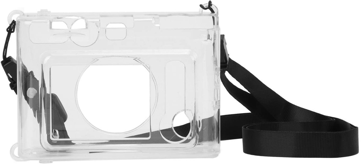 Dailygoods - Dailygoody - Transparante Hoes - PVC Beschermhoes - Slijtvaste Camera Case - Wit - Krasbestendig - Compact - Geschikt voor Fujifilm Mini Evo