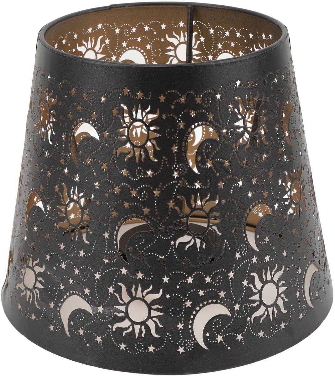 Dailygoods - Metalen Lampenkap met Natuurpatronen voor Tafellampen