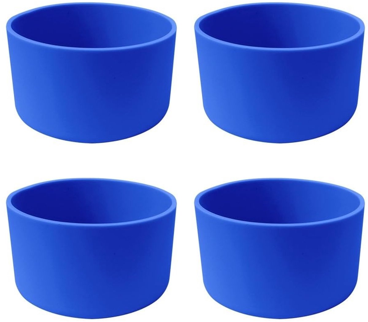 Dailygoods - Siliconen Antislip Bekerhoes - Set van 4