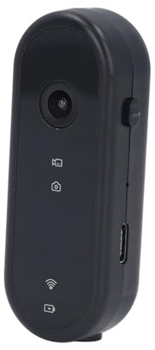 Dailygoody - WiFi 1080P HD Groothoekactiecamera - Draagbare Dashcam - Ingebouwde Anti-shake - Geschikt voor Fietsen en Motorfietsen - Vloggen - Compac.