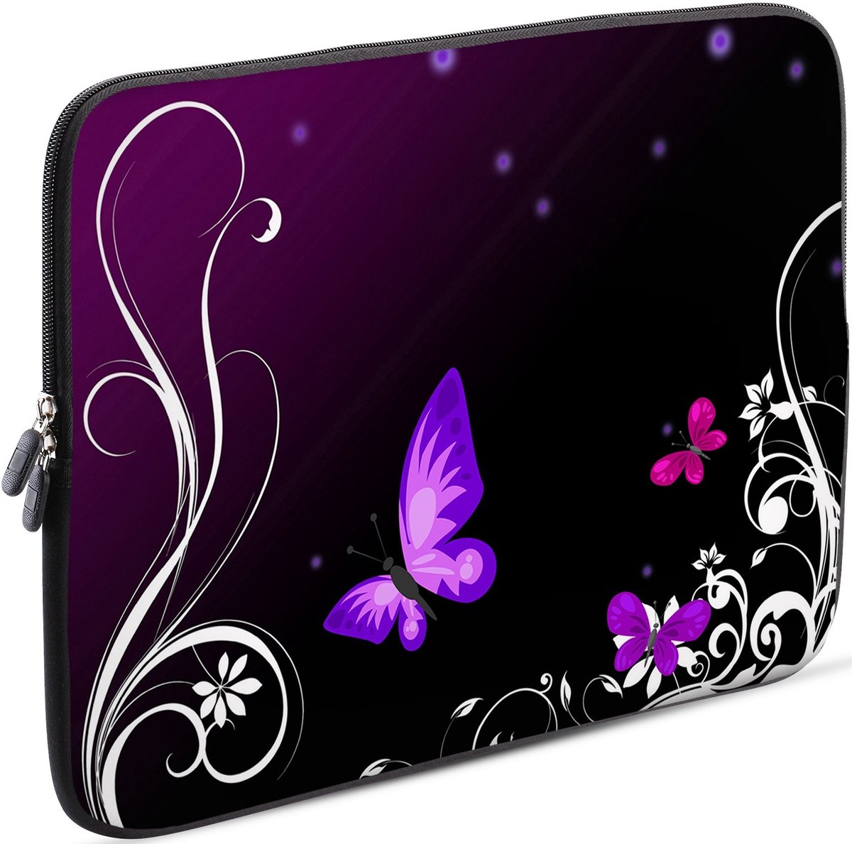 Dailygoody - Laptophoes - Neopreen Laptoptas - Bescherming - Paars - Compatibel voor Macbook Pro en Air - 42 Designs Beschikbaar