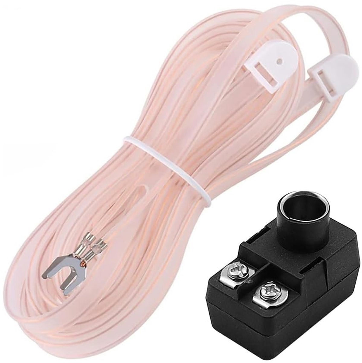 Dailygoods - Dailygoody - FM Indoor Antenne - T-kabel antenne - Verbeterde ontvangst - 1500 mm - 75 Ohm - Geschikt voor radio en televisie - Dipoolbandantenne
