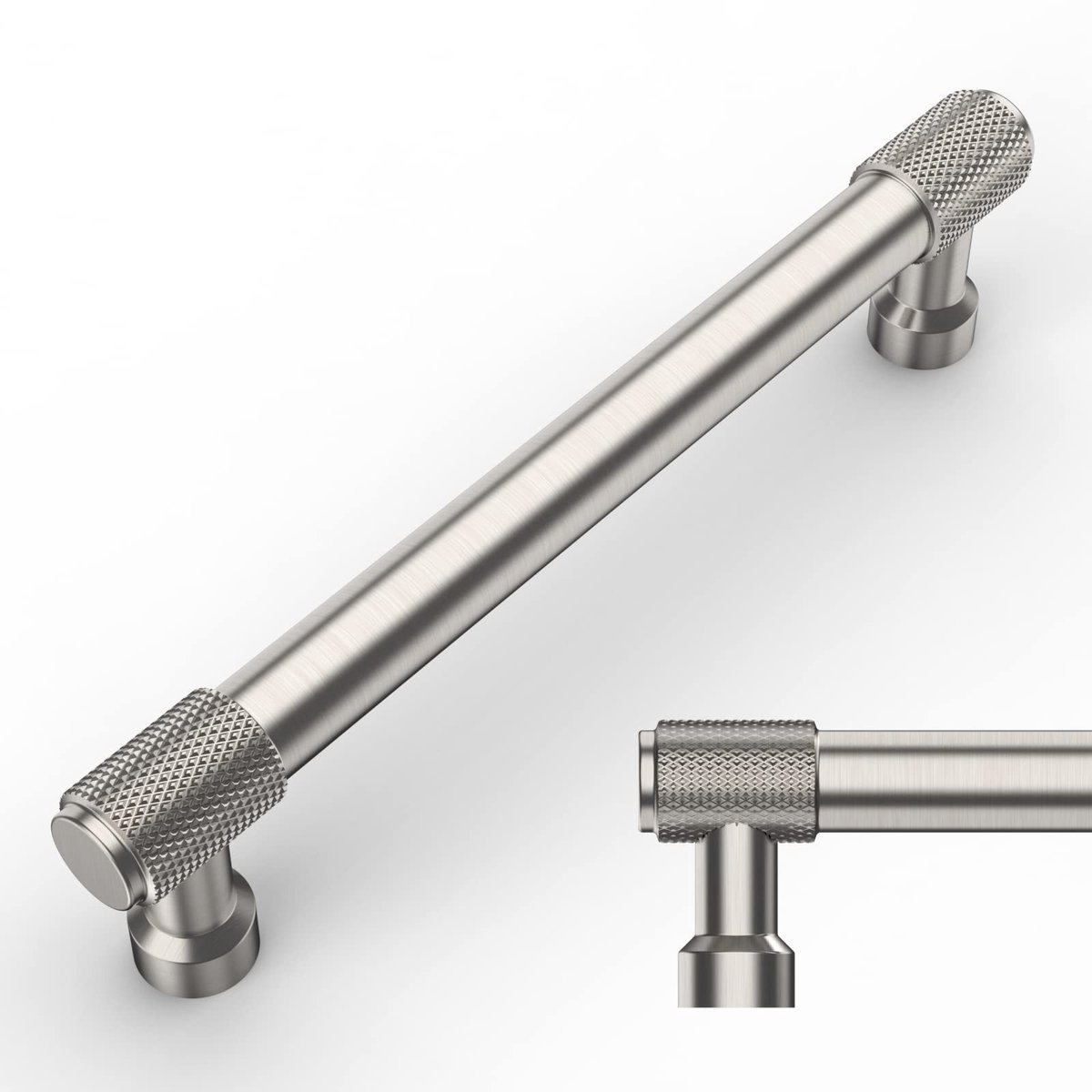 Dailygoods - Cosensi - Dailygoody - Meubelhandgrepen - Set van 10 - Hoogwaardige kwaliteit - Brushed nickel - Keuken en kast - Robuuste aluminium handgrepen
