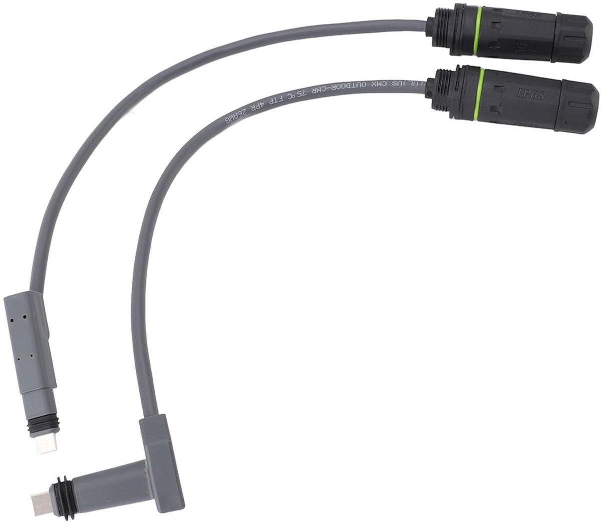 Dailygoody - OmGoods - Dailygoody - SPX-stekker Naar RJ45-adapter - Ethernet-adapter - Hoge snelheidstransmissie - Waterdicht - 1200 Mbps - Ideaal voor Dishy en Router - Ges