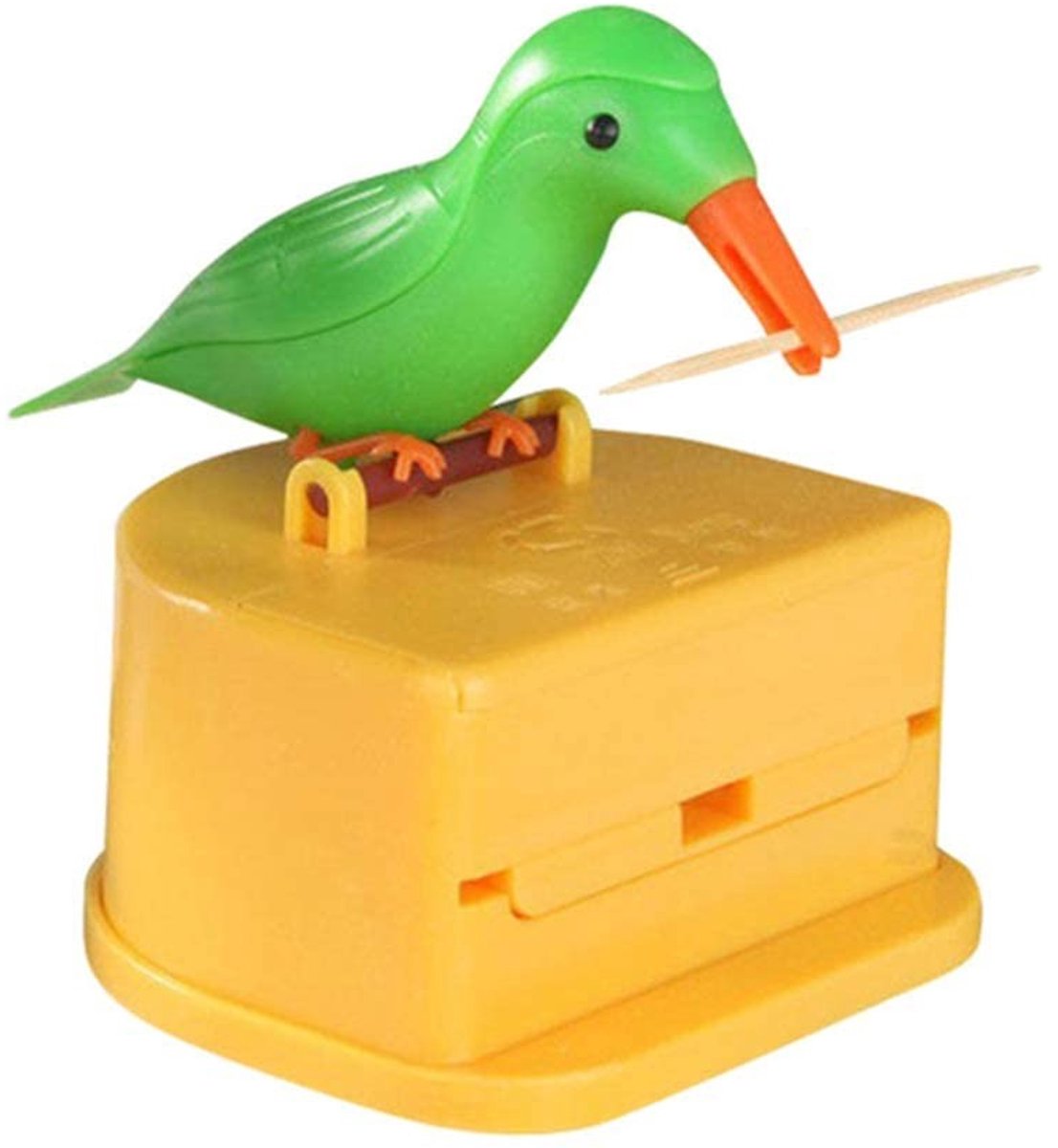 Dailygoody - Schattige Vogel Toothpick Holder Dispenser - Duurzaam en Milieuvriendelijk