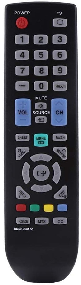 Dailygoods - Dailygoody - Afstandsbediening - Vervanging - Ergonomisch ontwerp - Compact formaat - Infrarood verbinding - Ideaal voor televisie - Geschikt voor all...
