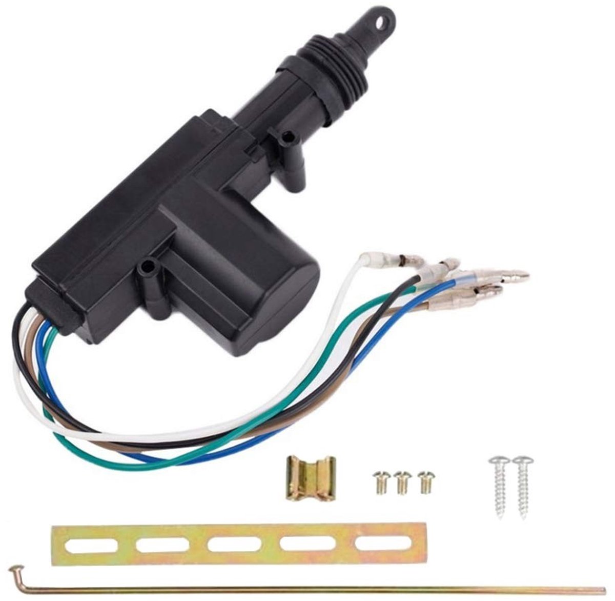 Dailygoods - Dailygoody - Elektrische Deurslot Actuator Set - 12V Waterdicht - Duurzaam - 5 Polige Draad - Geschikt voor Deuren - Universeel