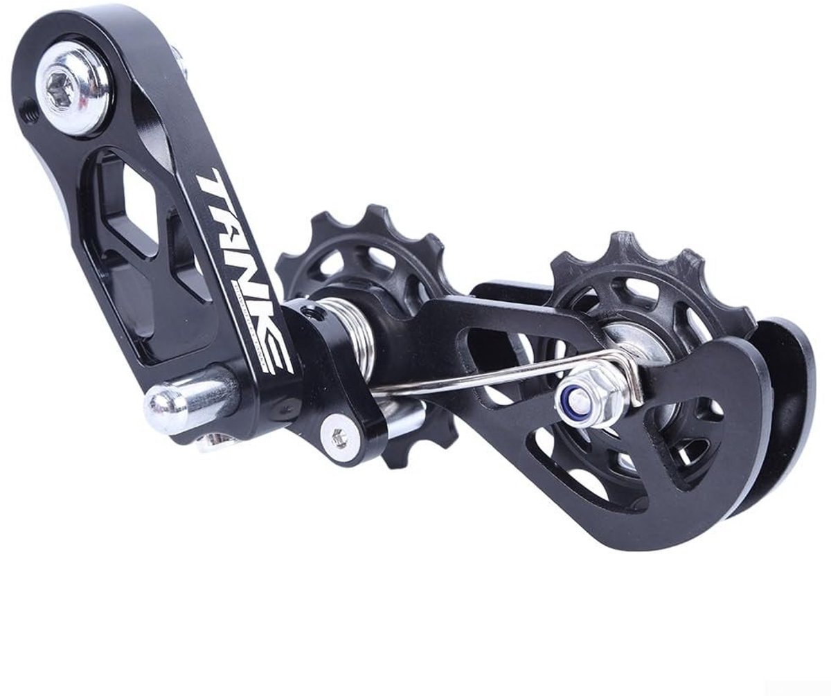 Dailygoods - Dailygoody - Fietskettingspanner - Fietskettinggeleider - Duurzaam en praktisch - Zwart - Anti-Drop Link - Geschikt voor racefiets - 8 tot 12 versnell...