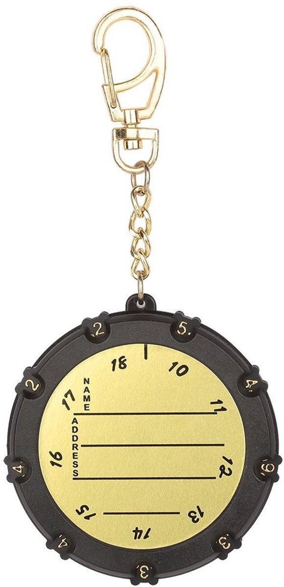 Dailygoods - Dailygoody - Golf Score Houden - Scoreteller 18 Holes - Draagbare Clip - Handige Wielen - Voor Wedstrijden - Competities van Dailygoods — afbeelding 4