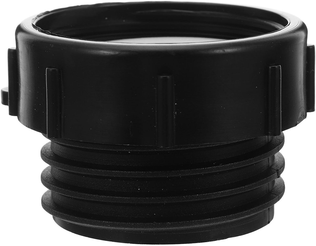 Dailygoods - Dailygoody tankdeksel - Adapter voor schroefdraad - Zwart - Kunststof - 60 mm fijne en grove schroefdraad - Geschikt voor drinkwater - 6 x 6 x 4 cm
