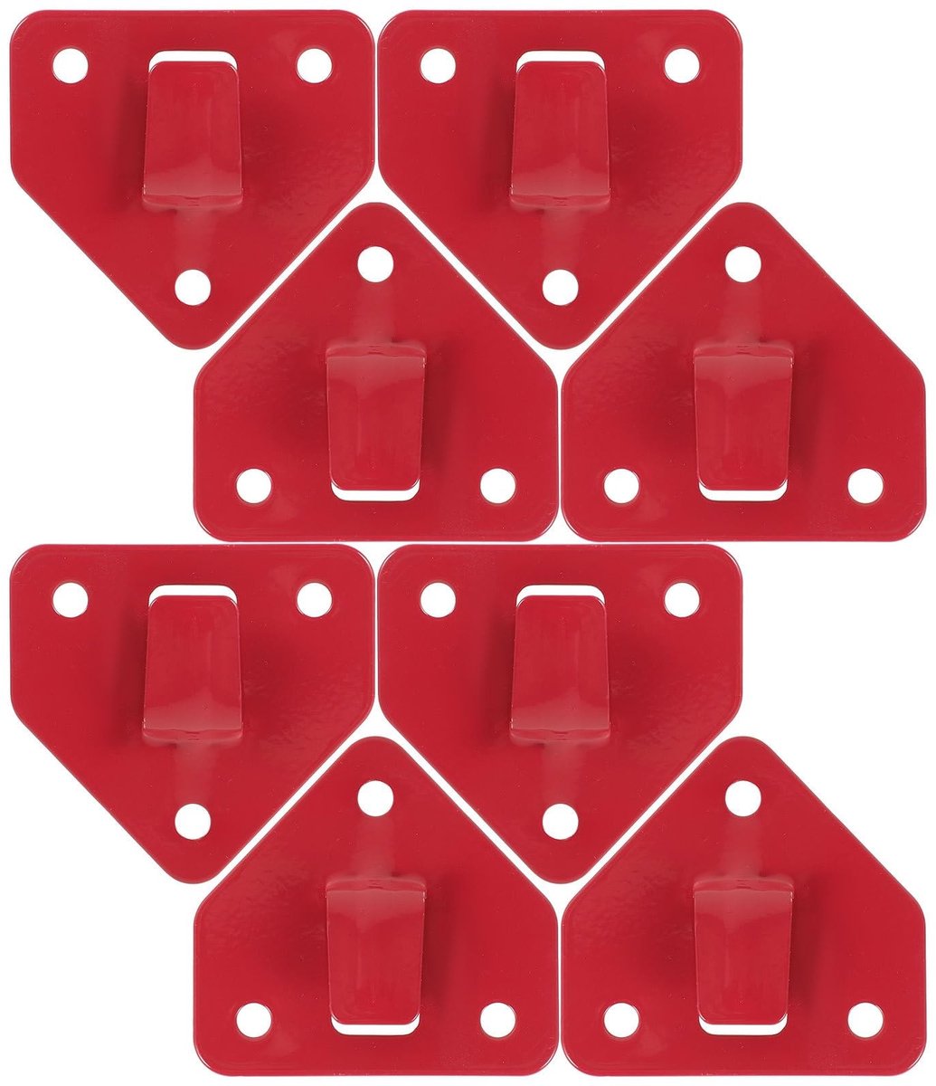 Dailygoods - Dailygoody - Brandblusser houder - Wandmontage - Robuust en ruimtebesparend - Rood ijzer - Brandblusser wandhouder - Veiligheid - Compact formaat