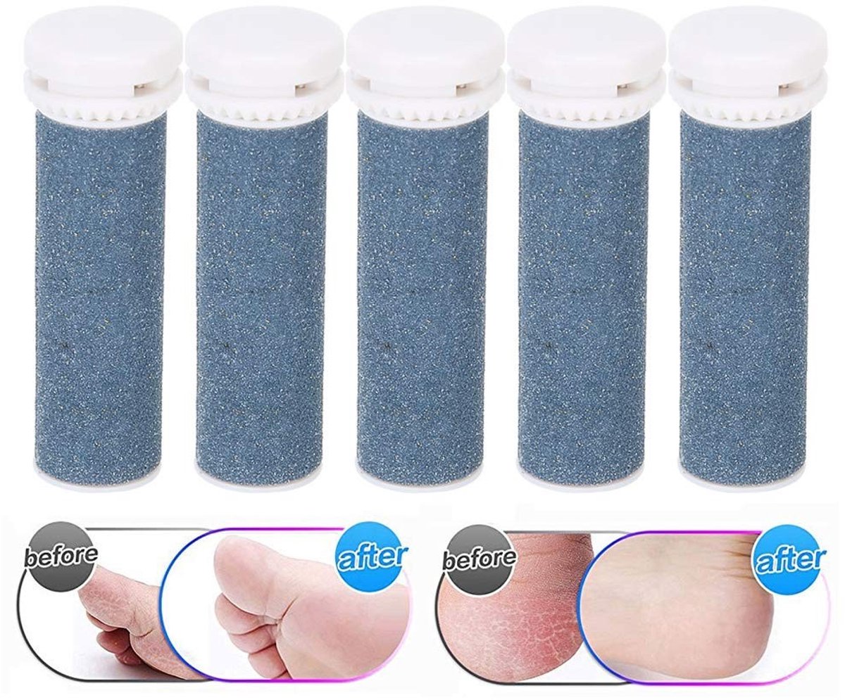 Dailygoods - Dailygoody - Grove reserverollen - Eeltverwijderaar - Wasbaar en duurzaam - Extra grof - Pedicure-gereedschap - Geschikt voor uniseks voeten