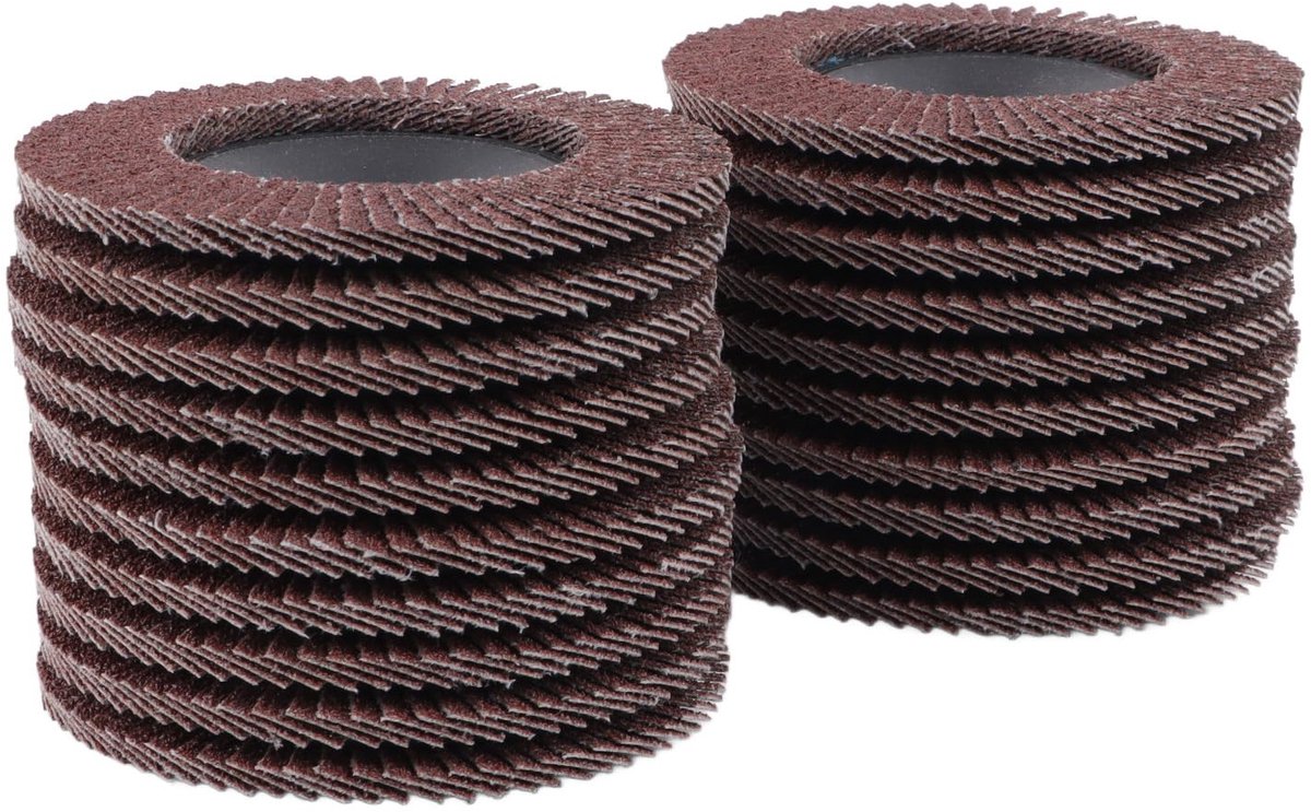 Dailygoods - Dailygoody - Schuurpapier Flap Discs - 20PCS Klittenbandschijven - Flip Top Design - 80 Grit - 100x16mm - Abrasieve Slijpschijven - Geschikt voor Dive...
