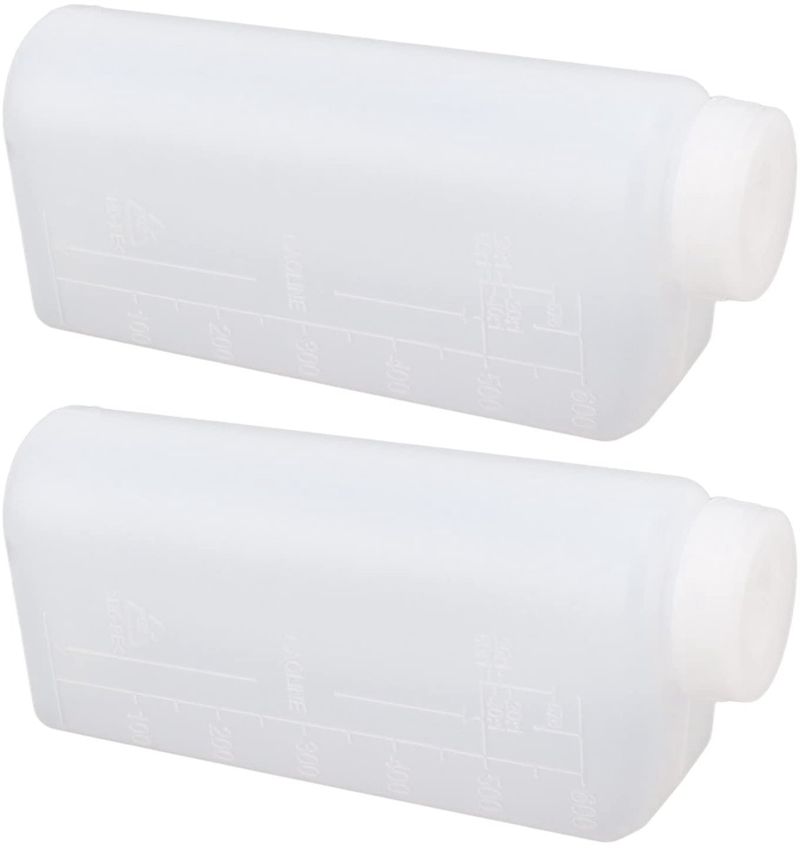 Dailygoods - Dailygoody - Oliemengfleshouder - 2-takt olie - Professioneel vakmanschap - 600 ml - Duurzaam nylon plastic - Herbruikbare olieflacon - Geschikt voor
