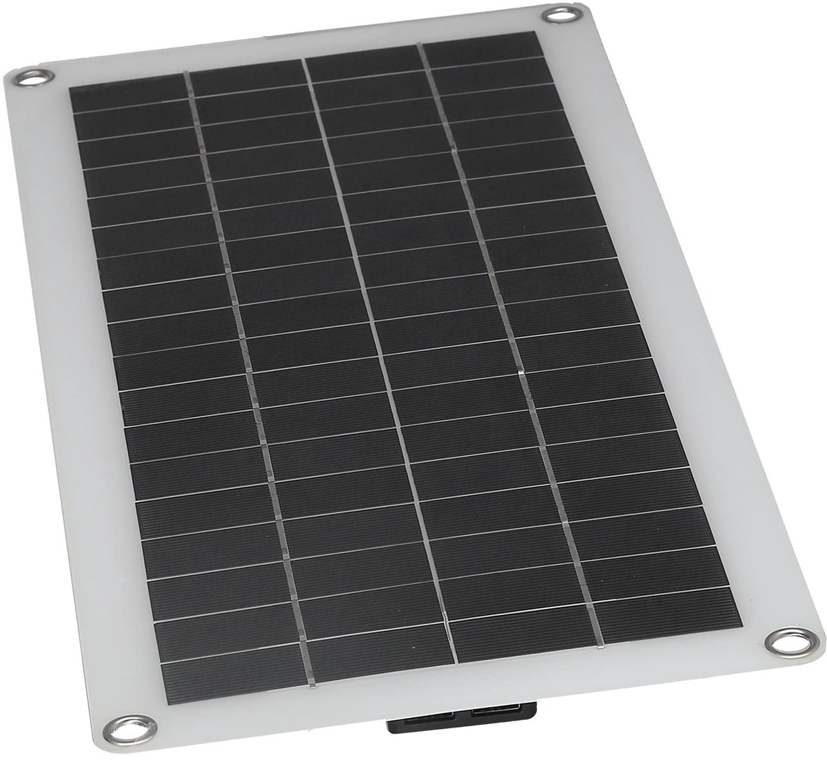 Dailygoods - Dailygoody - Polysilicium Zonnepaneel - 20W 18V Zonnepaneel - Circuitbeveiliging - 46 x 22 x 3 cm - Zonnepanelen - Oplaadset - Geschikt voor Energieop