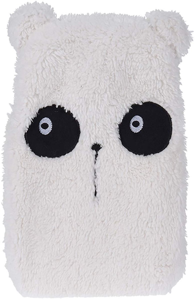 Dailygoods - Dailygoody - Warmwaterkruik - Schattig diermotief - Zacht pluche - Panda - 0,85 liter - Perfect voor koude dagen - 27 x 17 cm