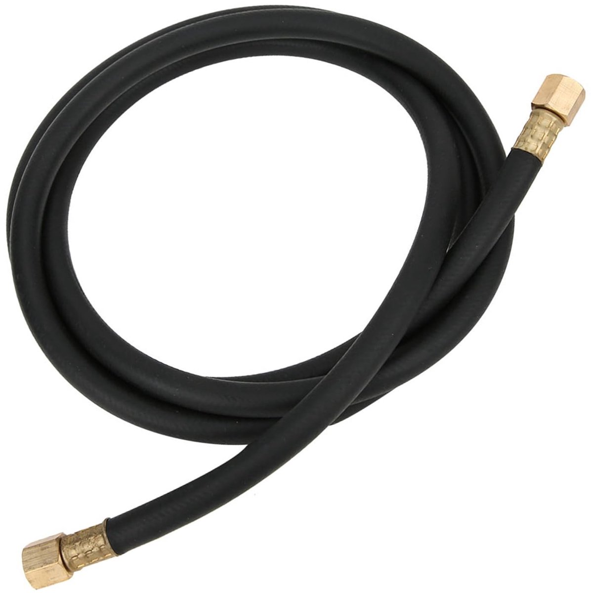 Dailygoods - Dailygoody - 1/4-inch inert-gasslang - Argonslang - Hoge drukbestendigheid - Zwart - Stikstofslang - Geschikt voor lucht en perslucht - 2 meter l