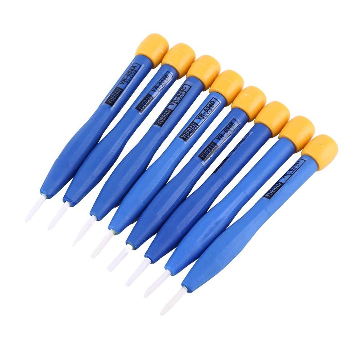 Dailygoods - Cosensi - Dailygoody - Screwdriver Set - Antistatisch - 8 Stuks - Geschikt voor Elektronica - Zirconia Keramiek - Handgereedschap voor Onderhoud