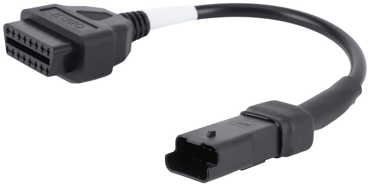 Dailygoods - Dailygoody - 4 Pin OBD2 Diagnose Adapter - OBD2 Connector - Geschikt voor Panigale - ABS Kabel - Multistrada 1200 - Innovatief ontwerp