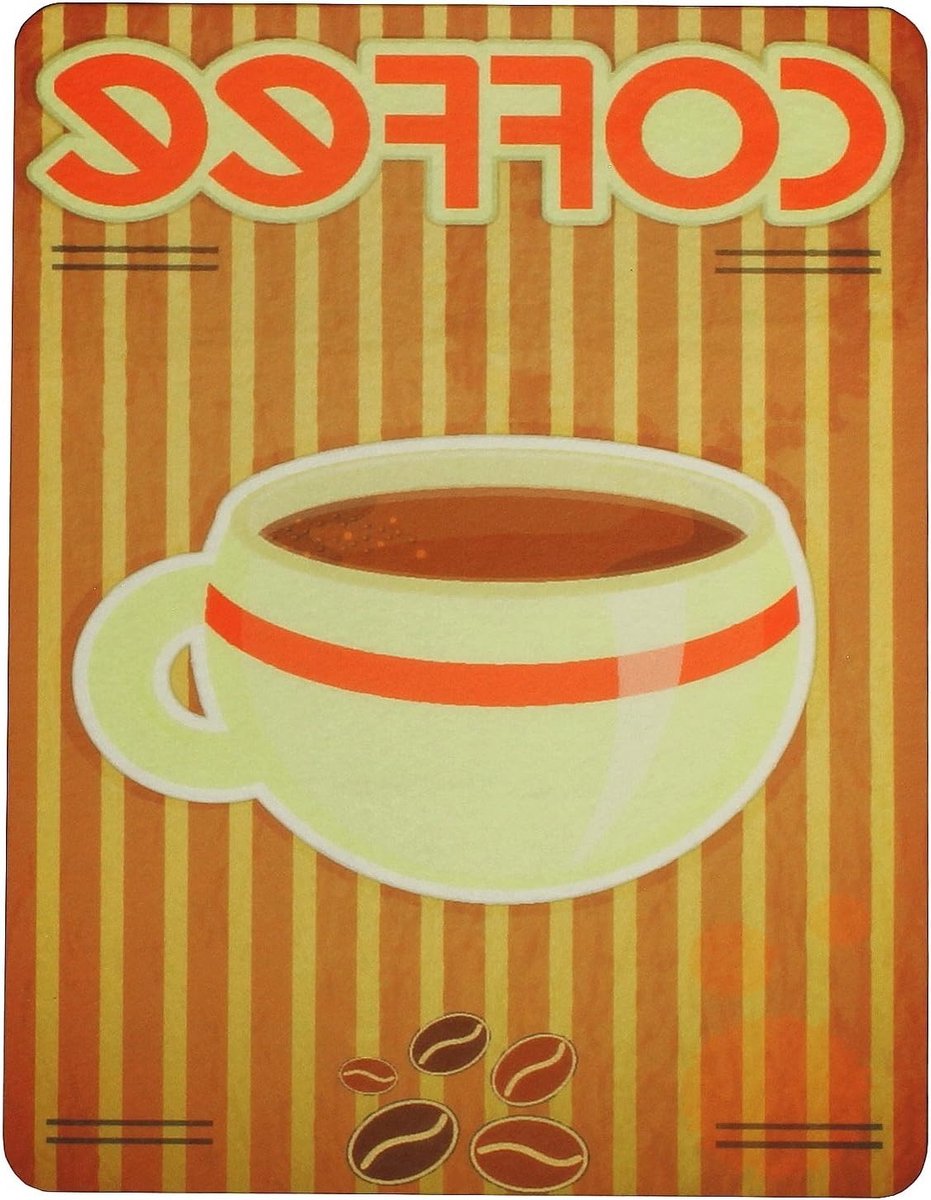 Keukenmat voor Koffiemachines, Waterkokers en Keukenaccessoires - Plastic 50 x 38,5 x 3 cm
