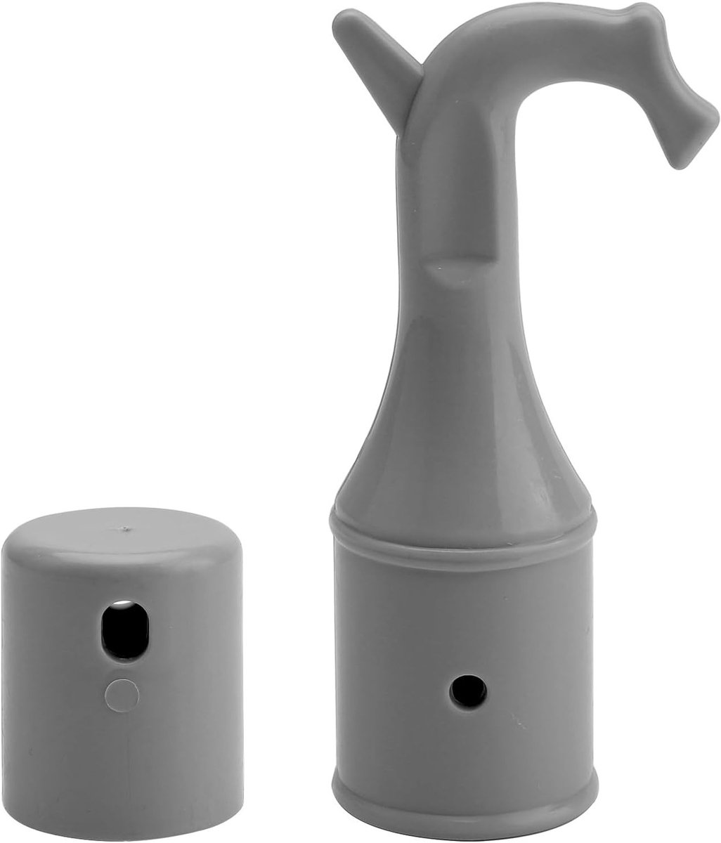 2 Stuks Attic Hooks, Skylight Stick Haken met Antislip Basis voor Raamopener en Trapaccessoires in Grijs (25mm)