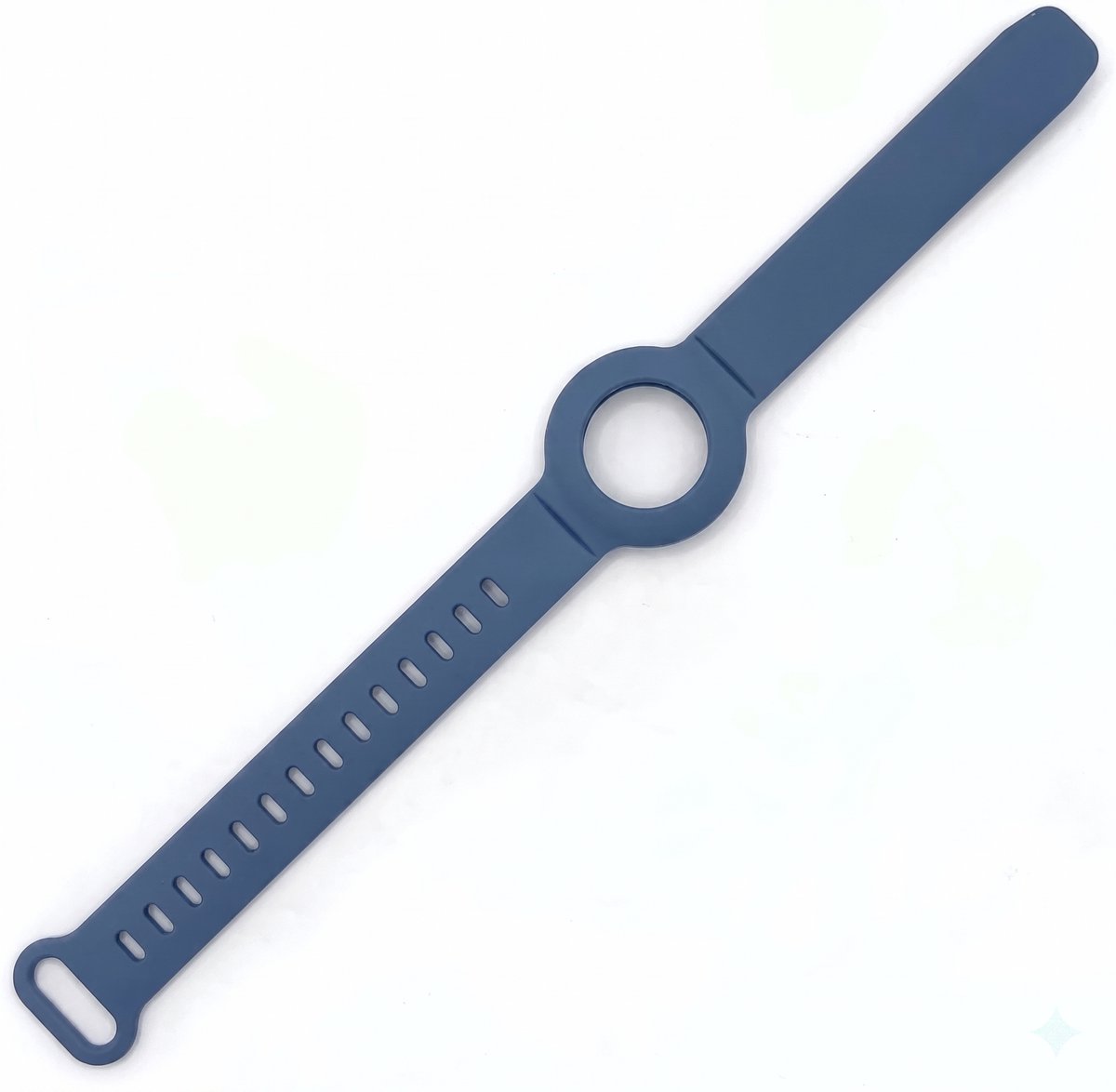 Premium Siliconen Armband geschikt voor Apple AirTag voor Kinderen Blauw - AirTag - sleutelhanger Hoesje Kind - Polsband GPS Horloge Kind - Tracker Houder Armband - Trackers Band - Peuter - Airtag Bandje - AirTag Polsband - GPS Senioren - DELAGO