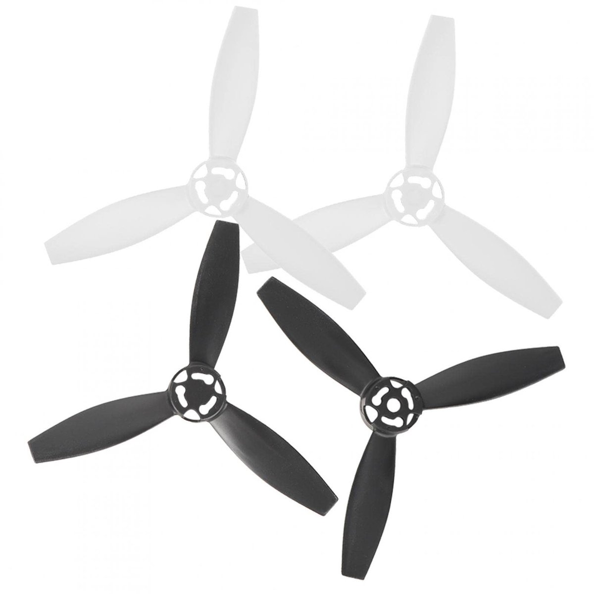 Dailygoody - Drone Propeller - RC Vervangingspropeller - Lichtgewicht en duurzaam - 4 stuks - Zwart en wit - Optimale vliegeigenschappen - Geschikt vo...