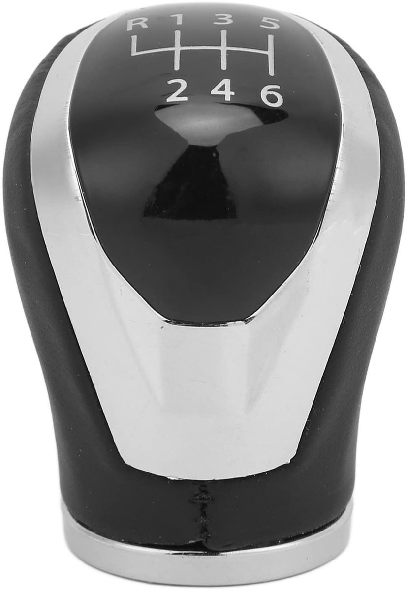 Dailygoods - Dailygoody - Auto Versnellingspook Pookknop - 6 Speed Versnellingspook - Ergonomisch Ontwerp - Zwart - Handmatige Pookknop - Perfecte Vervanging - Ges