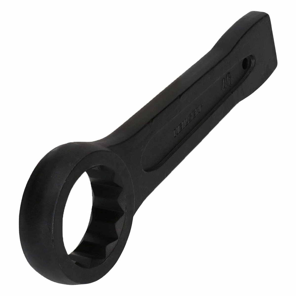 Dailygoods - Dailygoody - Slogging Ringsleutel - 24 mm - Roestbestendig - Zwart - Voor zeskantbouten - Geschikt voor garages en woningverbetering