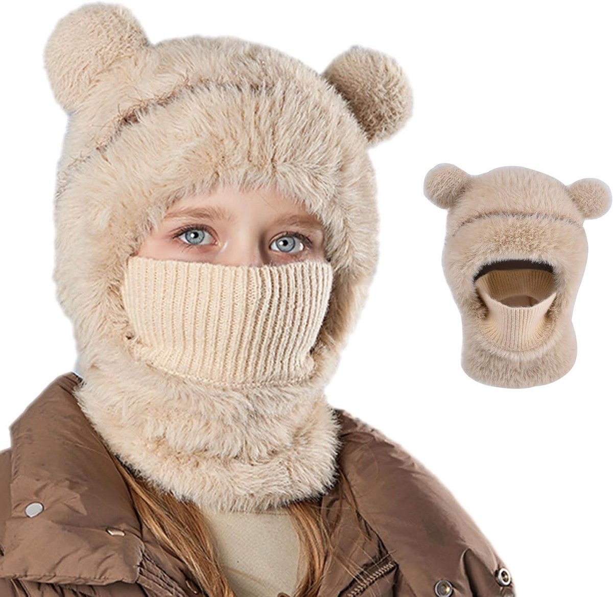 Thermische Balaclava voor Kinderen - Winddicht, Multifunctioneel en Warm voor Skiën en Snowboarden in de Winter Buitenactiviteiten