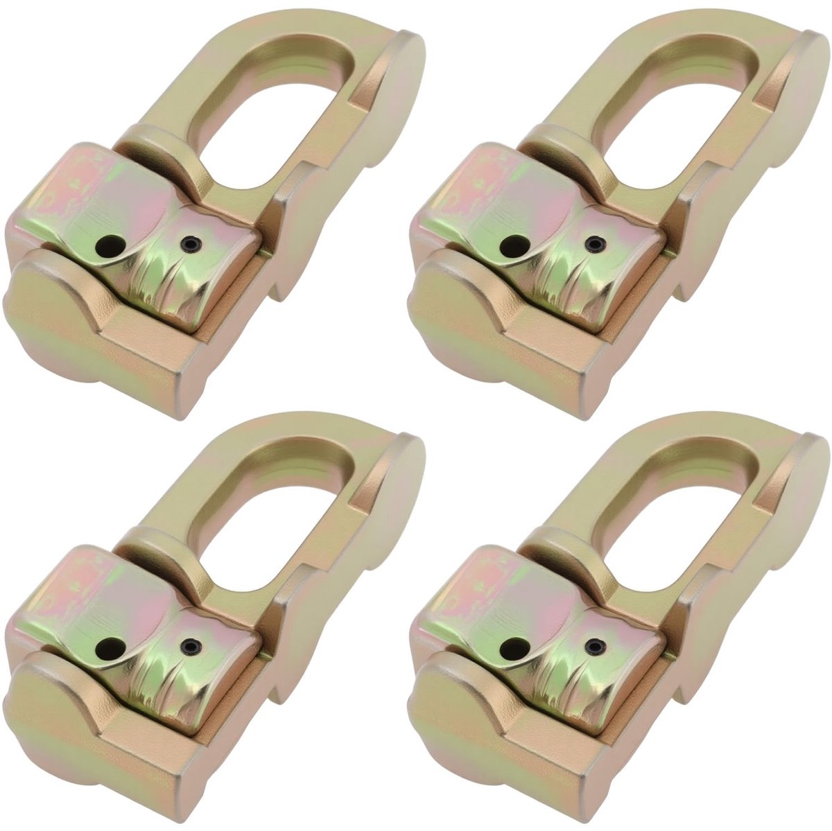 Dailygoods - Dailygoody - L Track Double Stud Bevestiging - 4 Stuks - Voor Vrachtwagens en Trailers - 5000LB Capaciteit - Stevige constructie - Ideaal voor bevesti...