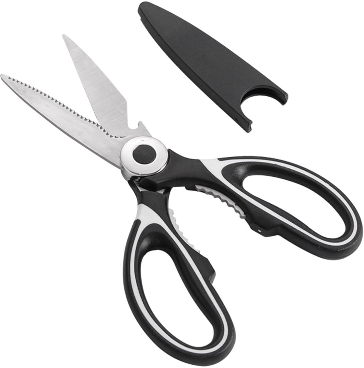 Dailygoods - Multifunctionele Keukenschaar van Roestvrij Staal met Ergonomische Handgreep