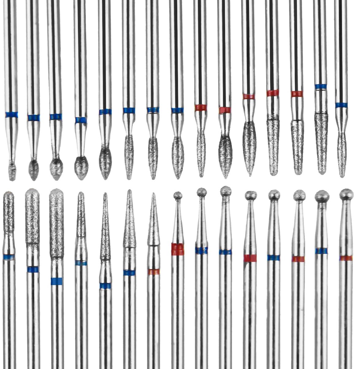 Dailygoods - 30 Stuks Professionele Nagelschuurbits voor Manicure en Pedicure