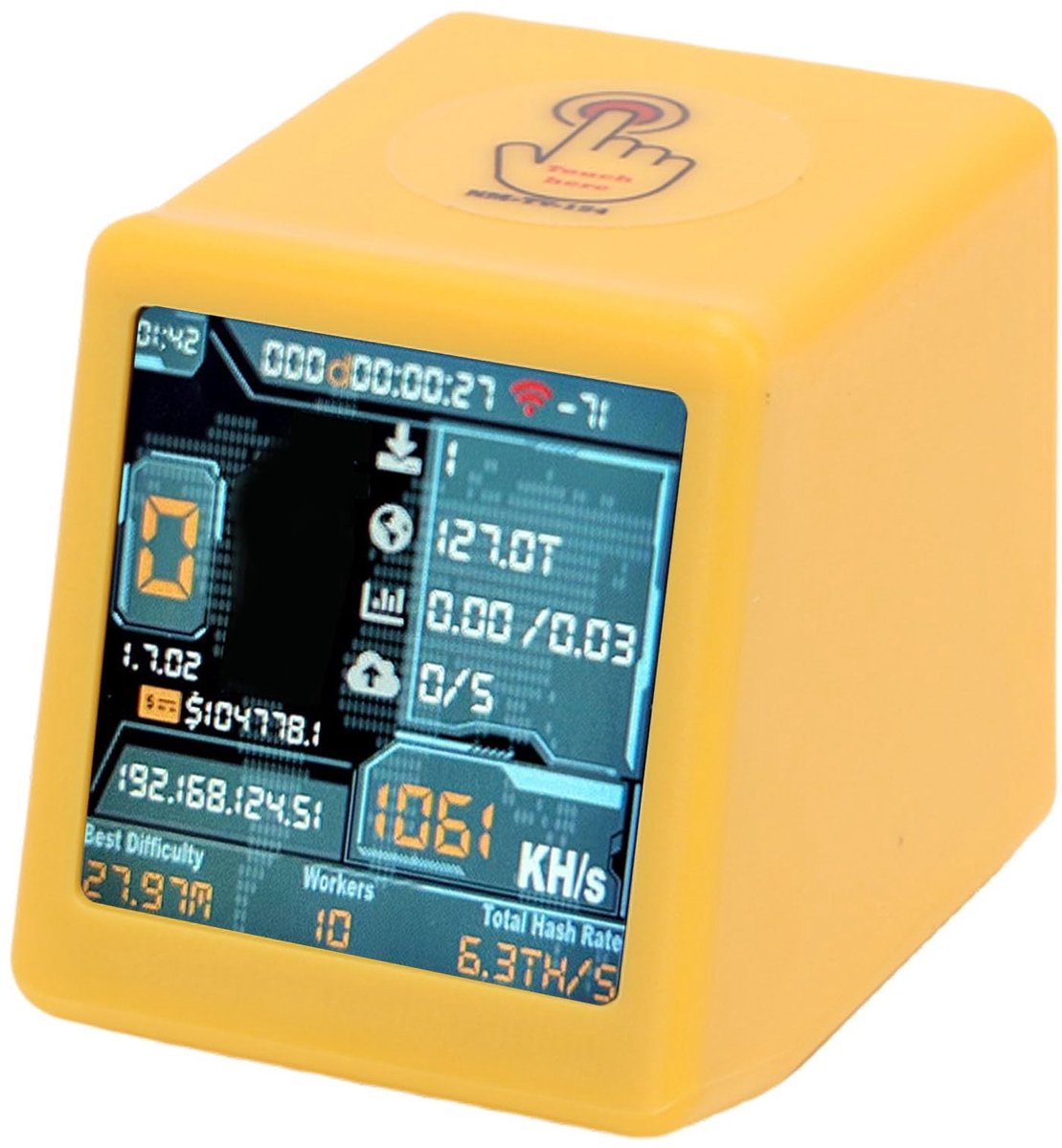 Dailygoods - Cryptocurrency Mining Machine met Smart Display