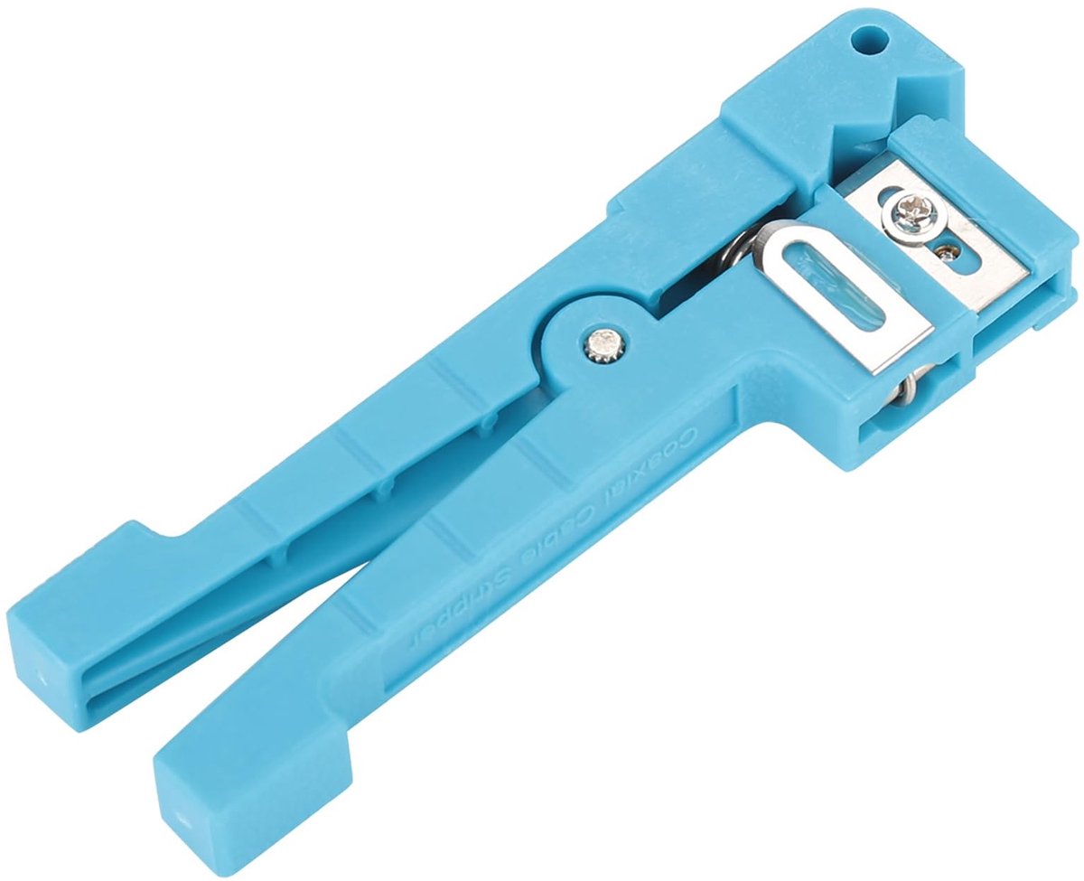 Dailygoody - Koaxiaal Kabel Abisolator Tool - Professionele LWL-Sheet-Stripper - Handzaam ontwerp - Ideaal voor kabels - Geschikt voor installatie - C