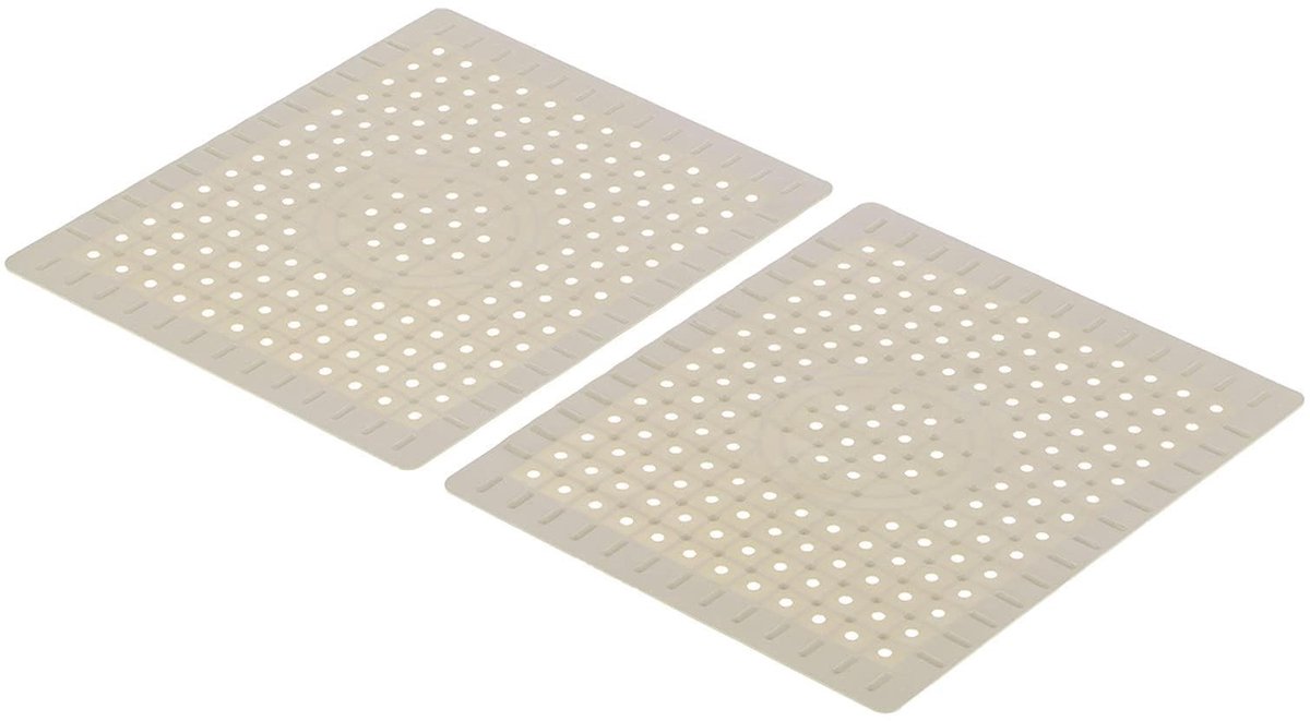 Dailygoody - Droogmat - Gootsteenmat - Antislip Rubber - Bruin - Multifunctioneel - Keuken en Badkamer - Effen Design