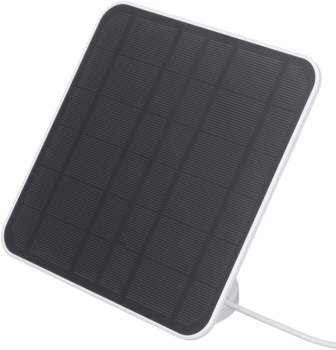 Dailygoods - Dailygoody - Zonnepaneel voor Beveiligingscamera - Draagbare Zonnelader - IP65 Waterdicht - Wit - Voor Ringspotcamera - Ideaal voor Buiten