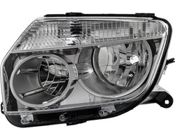 Koplamp Rechts - Autolamp Verlichting - Veilig Rijden - Halogeen H7 H1 - OEM Kwaliteit - Chroom
