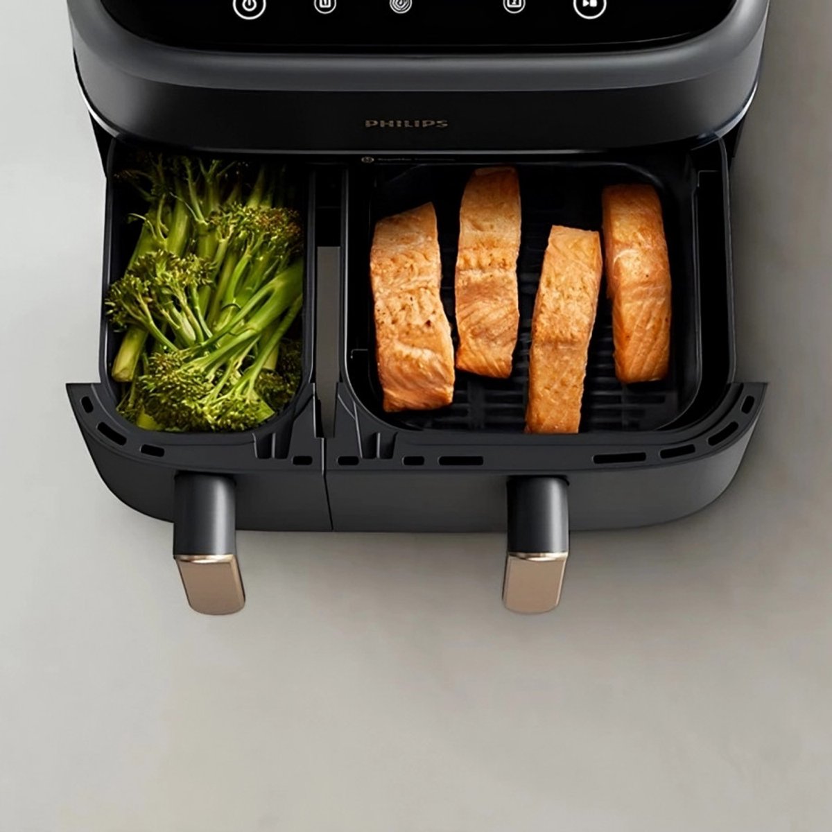 Philips Rapid Air Serie 3000 NA352/00 - Airfryer - Dubbele Mand - 9 Liter — afbeelding 7