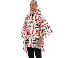 Hunter - Unisex Printed Packable Poncho Hunter AOP - Maat ONE
