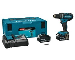 Makita DDF482RFJ 18V Li-Ion accuboor-/schroefmachine (2x3.0Ah accu)