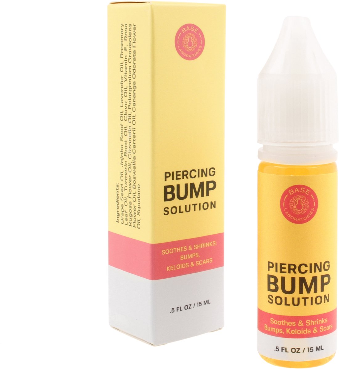 Serum tegen piercing bultjes - Base Laboratories - 15 ML