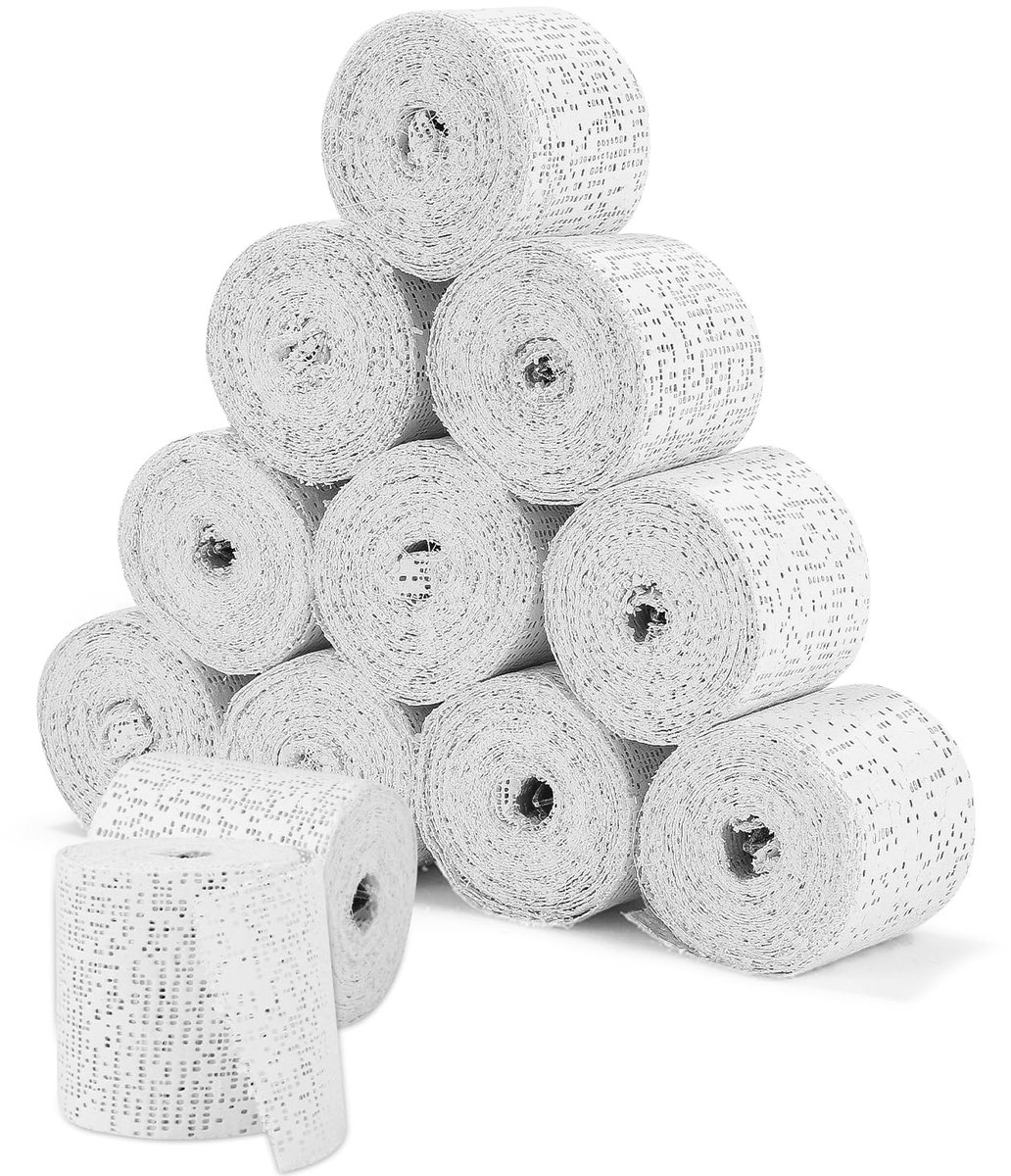 carmdering - Gipsverband set - 12 rollen 3m x 5cm - voor babybuik afdruk zwangerschap - geschikt voor modelleren, DIY en knutselprojecten