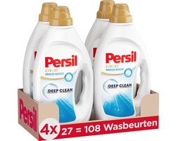 Persil Gel Breeze Boost - Vloeibaar Wasmiddel - Voor Alle Kleuren Was - Hygiënische Frisheid - 4 x 27 Wasbeurten