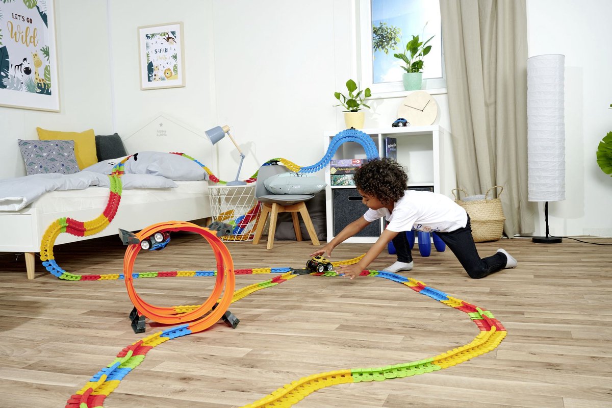 FleXtreme - Discovery set - Racebaan - 184 track - flexibel circuit - 4.4 meter - vanaf 4 jaar — afbeelding 7