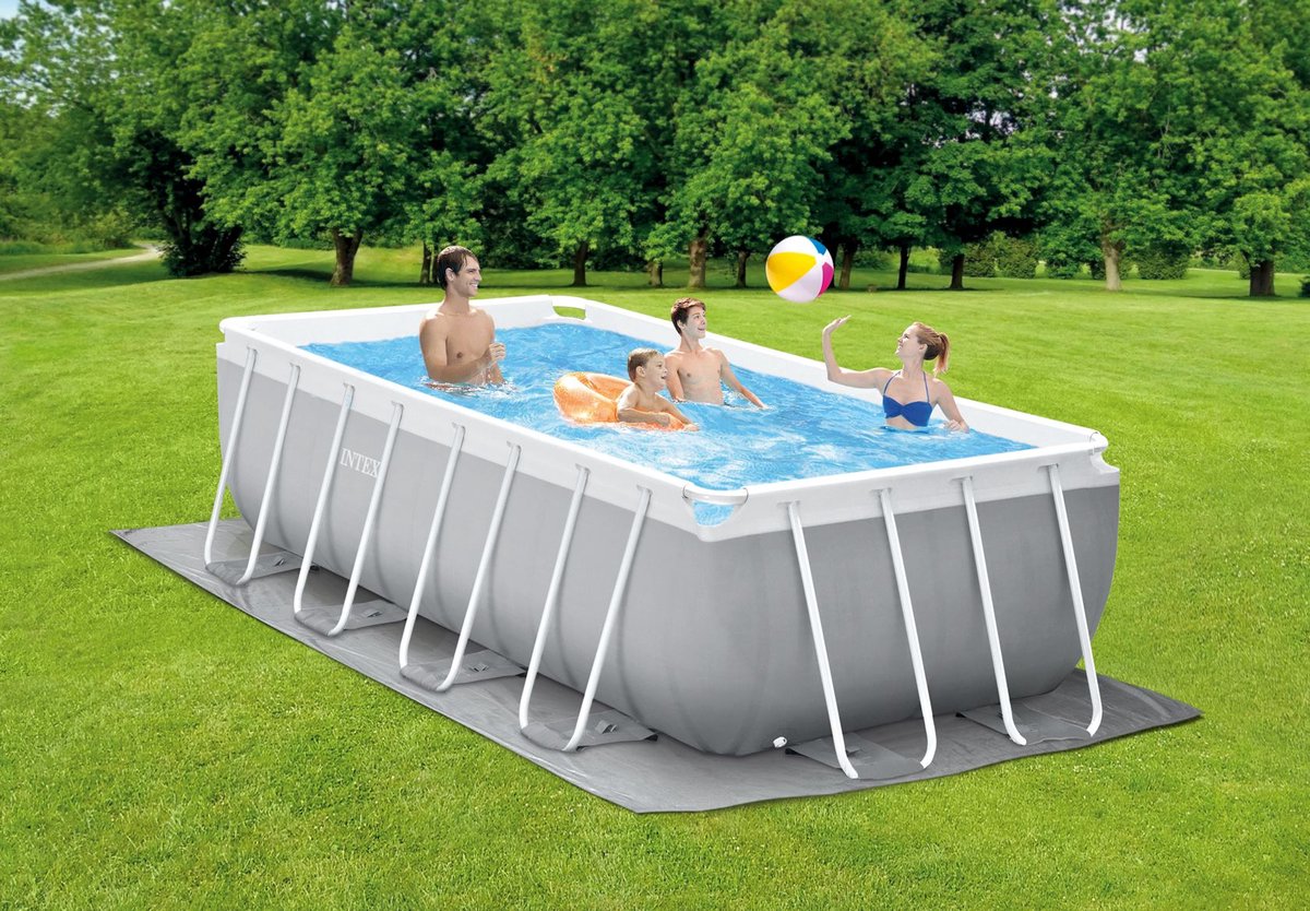 Intex Prism Frame kit piscine avec pompe de filtration - 400 x 200 x 122 cm