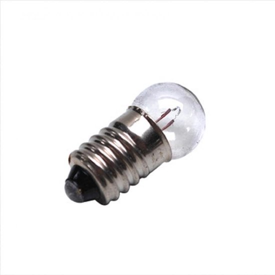 Lampjes 10 stuks - Auto lampjes - Verlichting Moped - Schroeffitting E10 - 6 Volt 6 Watt - Wit — afbeelding 2